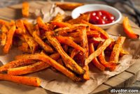 Sticky Maple Glazed Sweet Potatoes