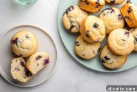 Zesty Lemon Blueberry Ricotta Muffins