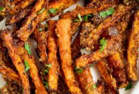 Crispy Garlic Parmesan Carrot Fries