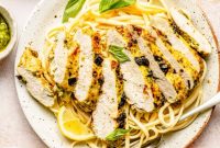 Zesty Lemon Basil Chicken Pasta
