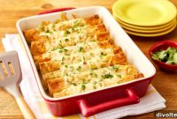 Delicious Spinach Mushroom Enchiladas