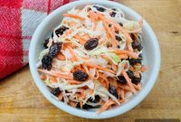 Sweet and Zesty Carrot Raisin Salad