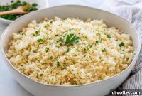 Making Perfect Cauliflower Rice