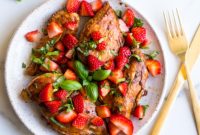 Strawberry Compote Grilled Chicken