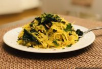 Easy Spaghetti Squash Aglio e Olio