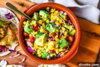 Vibrant Avocado Corn Salsa