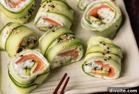 Simple Avocado Cucumber Rolls