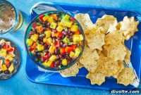 Tropical Mango Black Bean Salsa