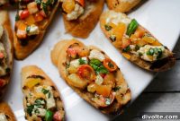 Zesty Lemon Curd Bruschetta