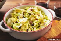 Shaved Brussels and Apple Salad