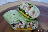 Flavorful Chickpea Salad Wraps