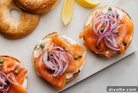 Smoked Salmon Bagel Sandwich