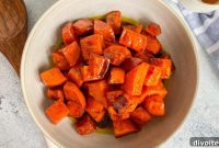 Sweet and Sticky Honey Roasted Sweet Potatoes