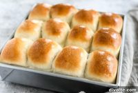 Pillowy Bread Machine Rolls