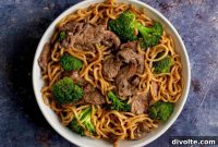Delicious Beef Lo Mein