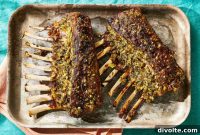 Perfectly Roasted Lamb Rack