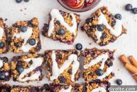 Grab-and-Go Blueberry Oatmeal Bars