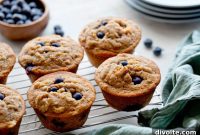 Delicious Whole Wheat Blueberry Muffins