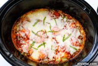 Easy Slow Cooker Ravioli Lasagna