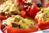 Savory Turkey and Veggie Stuffed Peppers