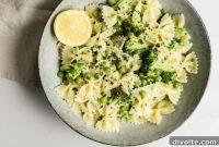 Easy Lemon Garlic Broccoli Bow Tie Pasta