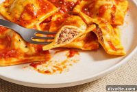 Beefy Baked Ravioli Casserole