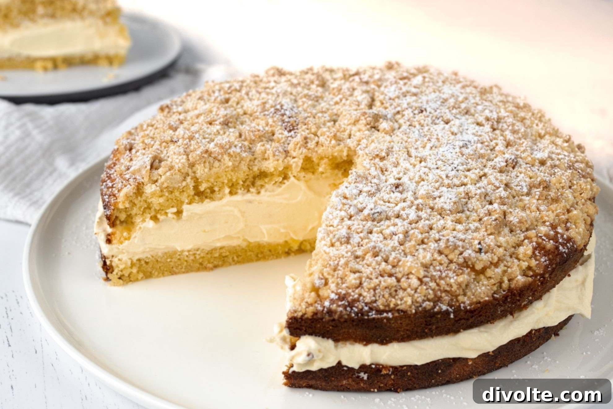 Zesty Italian Lemon Dream Cake 2 Irresistible Italian Lemon Cream Cake with Fluffy Whipped Cream Topping