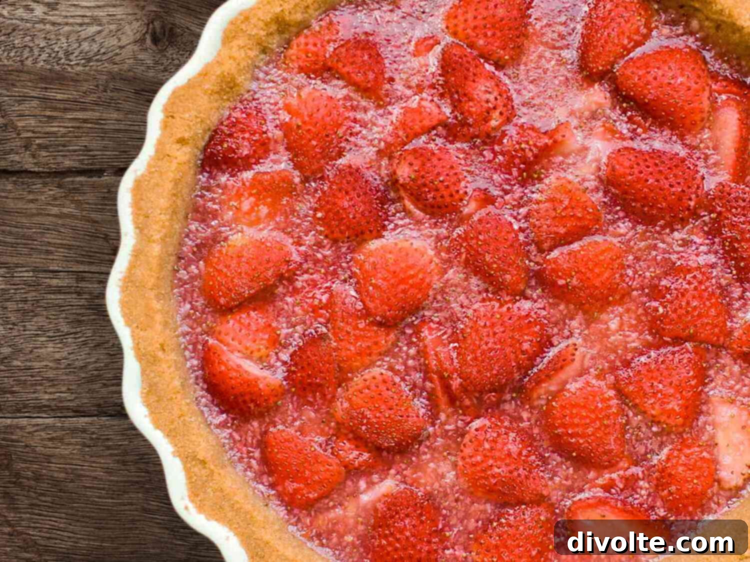Delightful Strawberry Glazed Pie