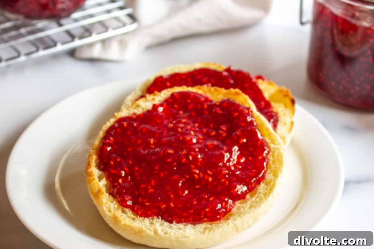 Naturally Thick Raspberry Jam 3 Delicious Homemade Raspberry Jam Without Pectin