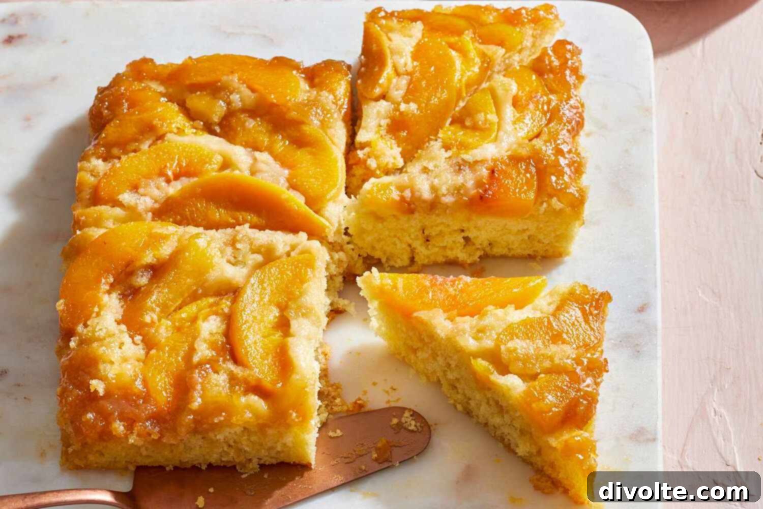 Caramelized Peach Dream Cake 3 peach-upside-down-cake-recipe