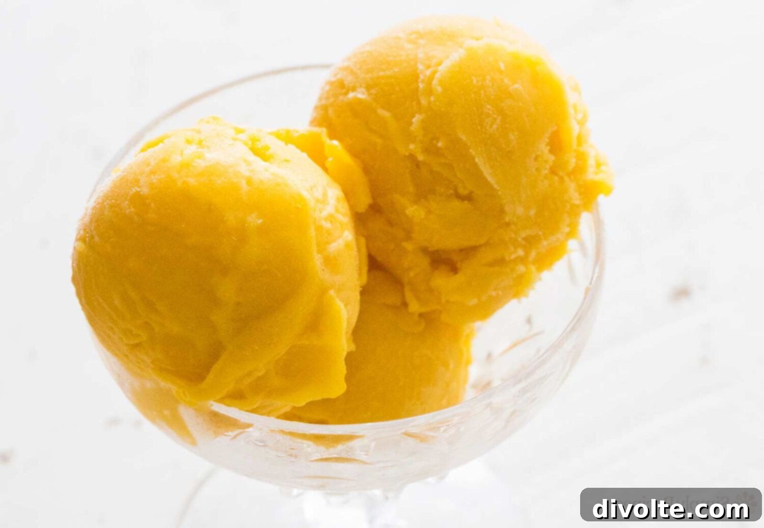 Homemade Mango Sorbet - Easy Recipe