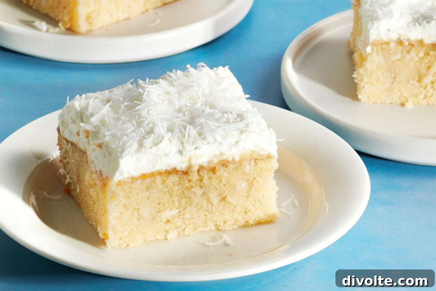 coconut-poke-cake-recipe, easy tropical cake