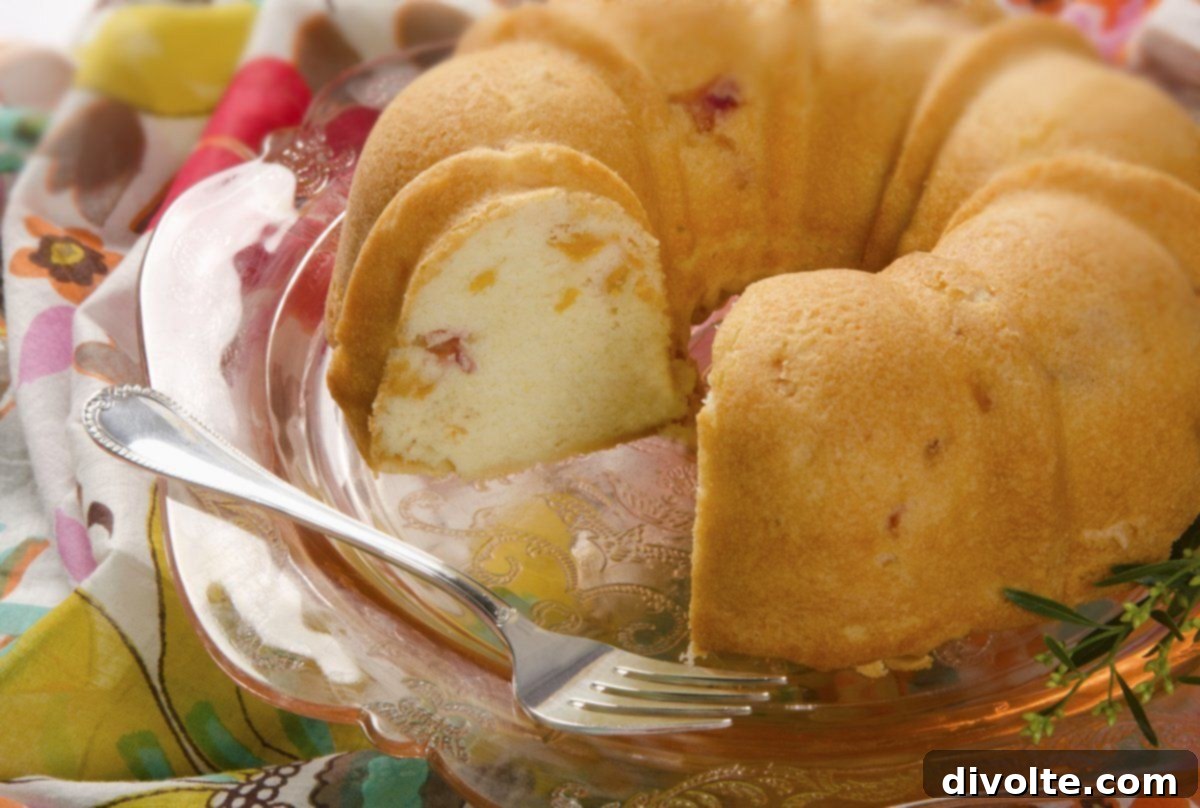 Southern Charm Georgia Peach Pound Cake 2 georgia-peach-pound-cake-recipe