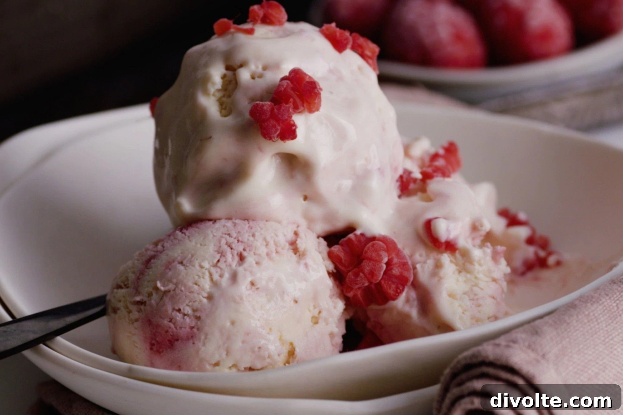 five-ingredient-ice-cream-recipe, delicious homemade dessert, quick no-churn recipe, creamy ice cream