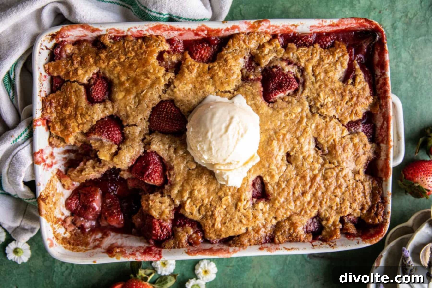 Homemade Strawberry Cobbler Recipe