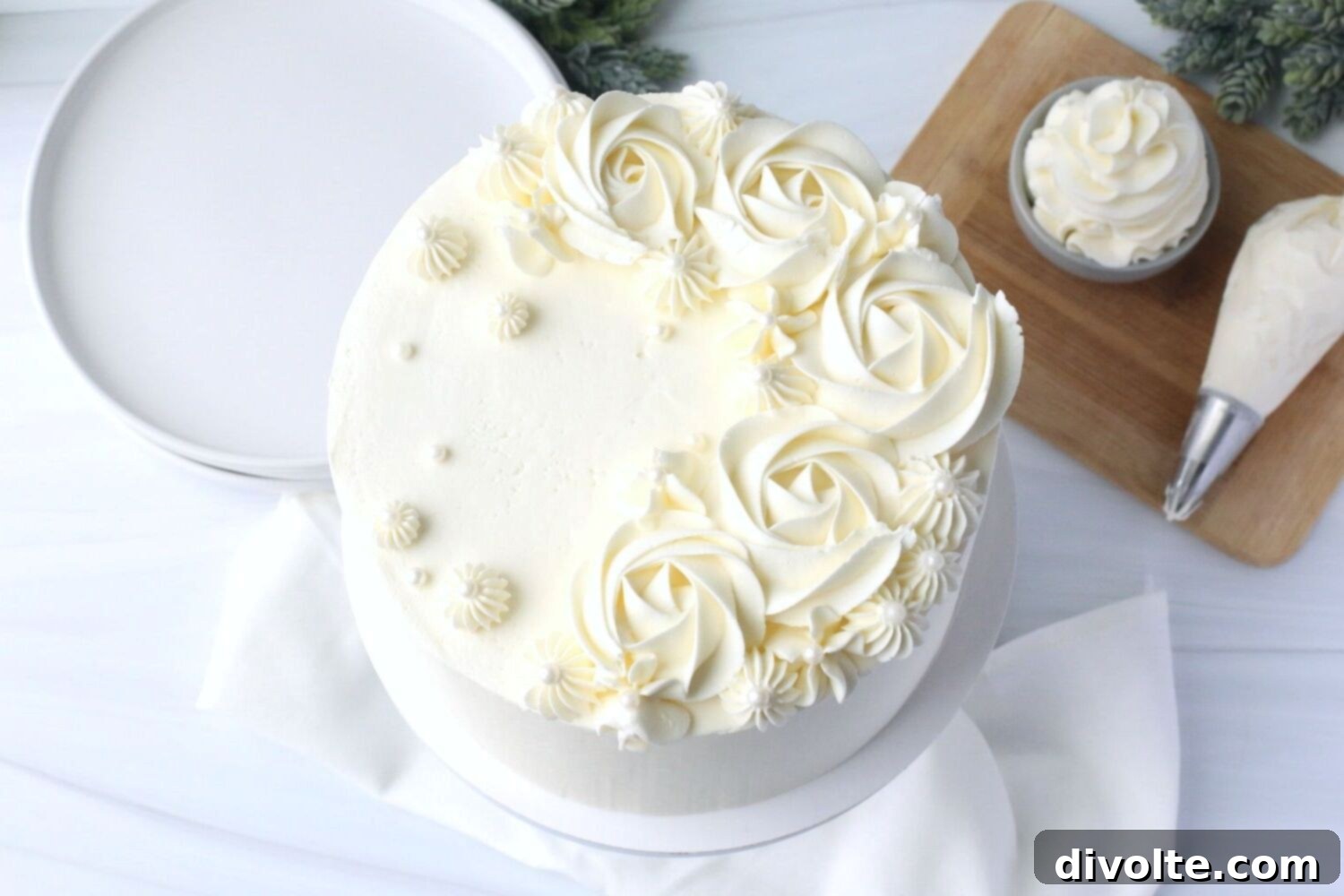 Bake Your Dream White Almond Wedding Cake 2 white-almond-wedding-cake-recipe