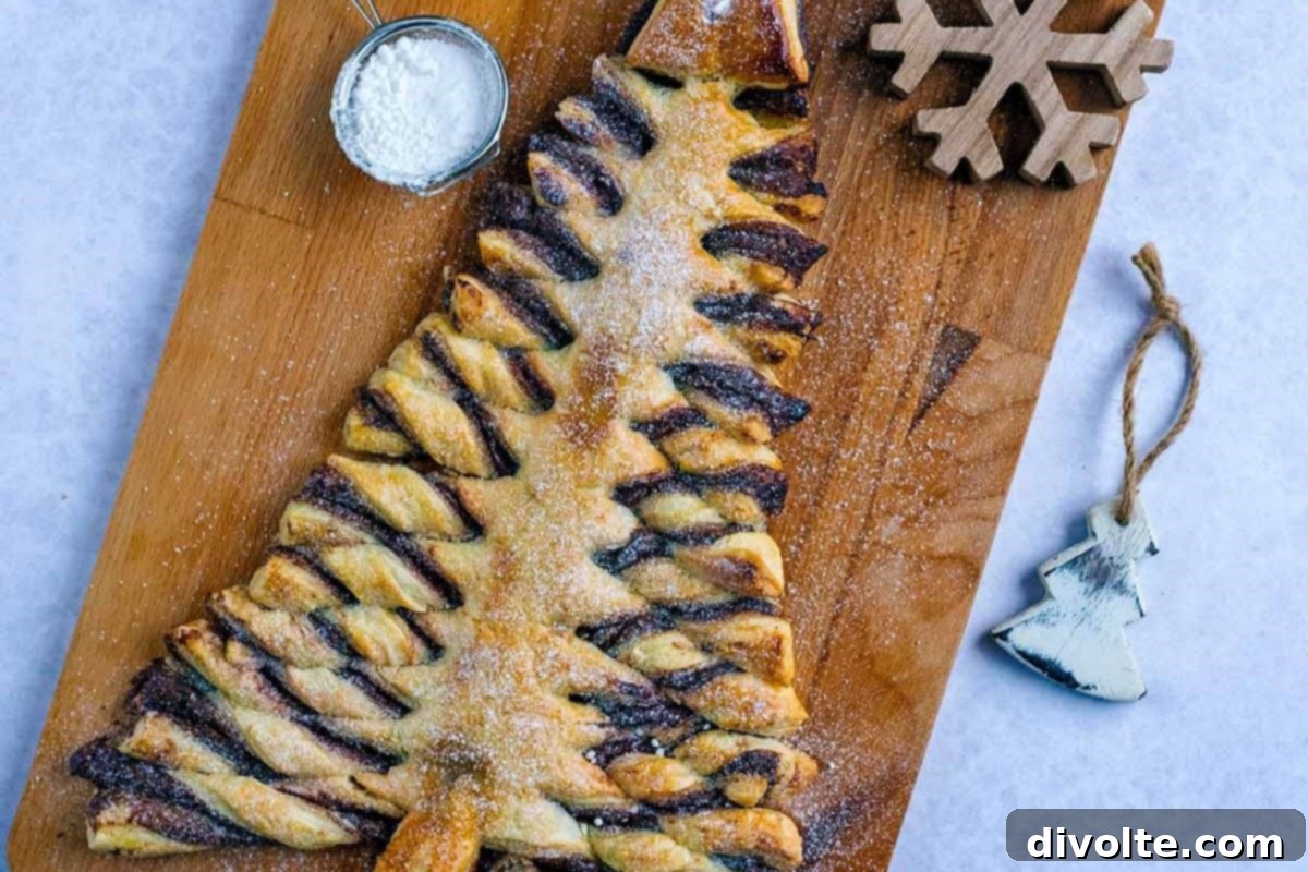 nutella-pastry-christmas-tree-recipe