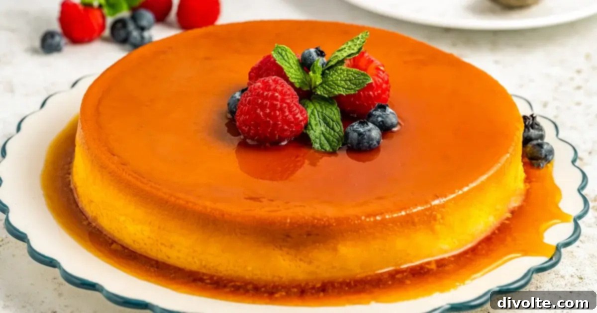 The Best Creamy Flan de Queso Recipe 2 flan-de-queso-recipe