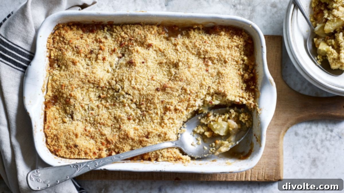 Comforting Apple Pear Crumble 2 apple-and-pear-crumble-recipe