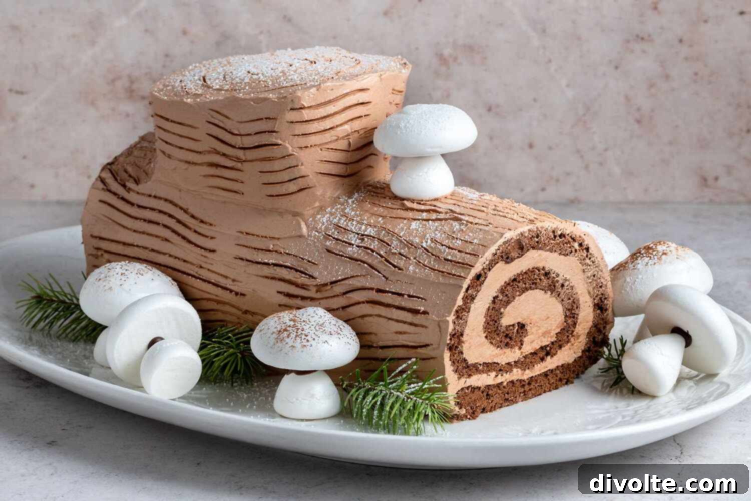 Decadent Chocolate Yule Log 2 chocolate-yule-log-recipe
