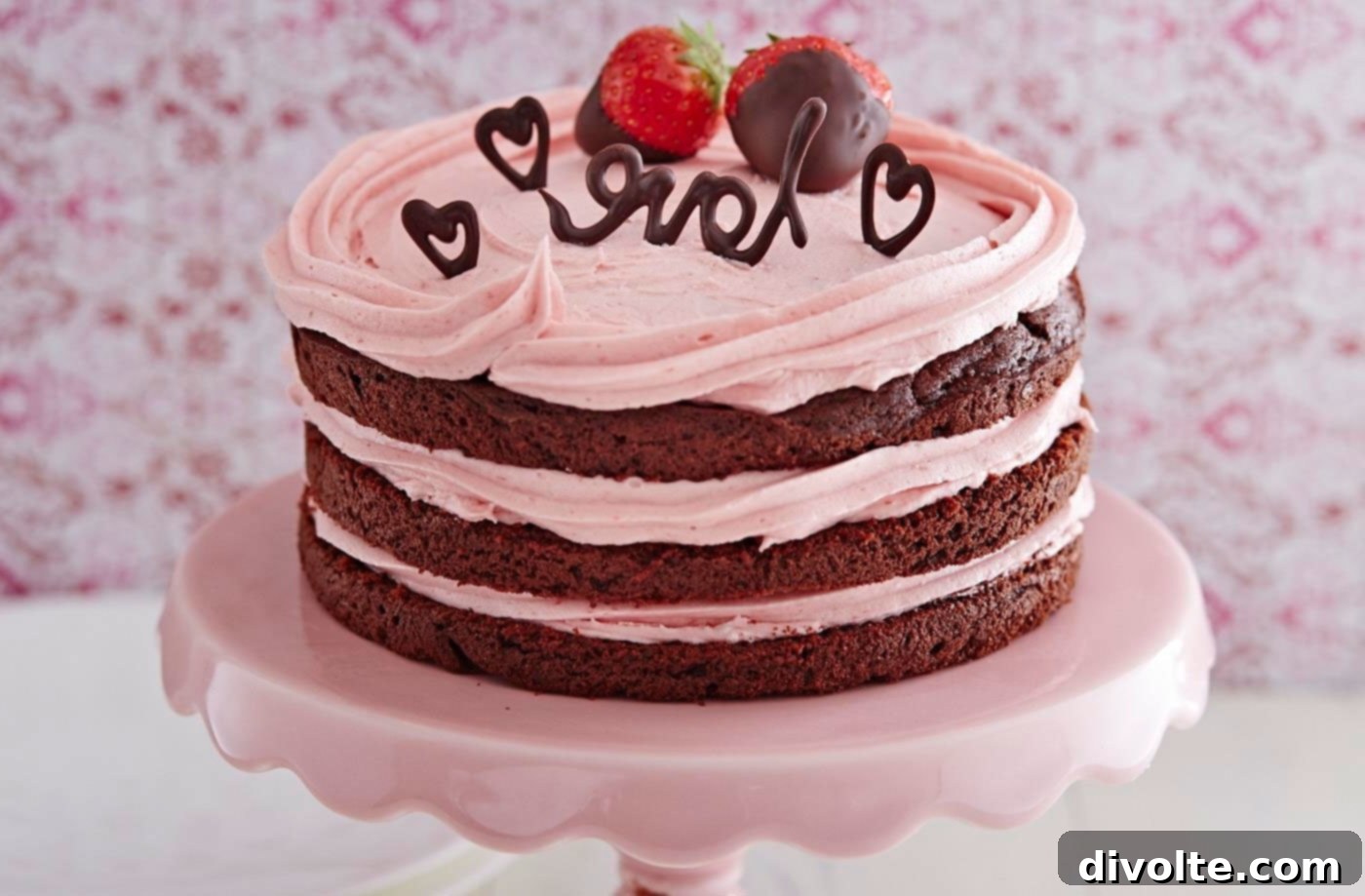 valentines-day-cake-recipe, romantic dessert, homemade cake