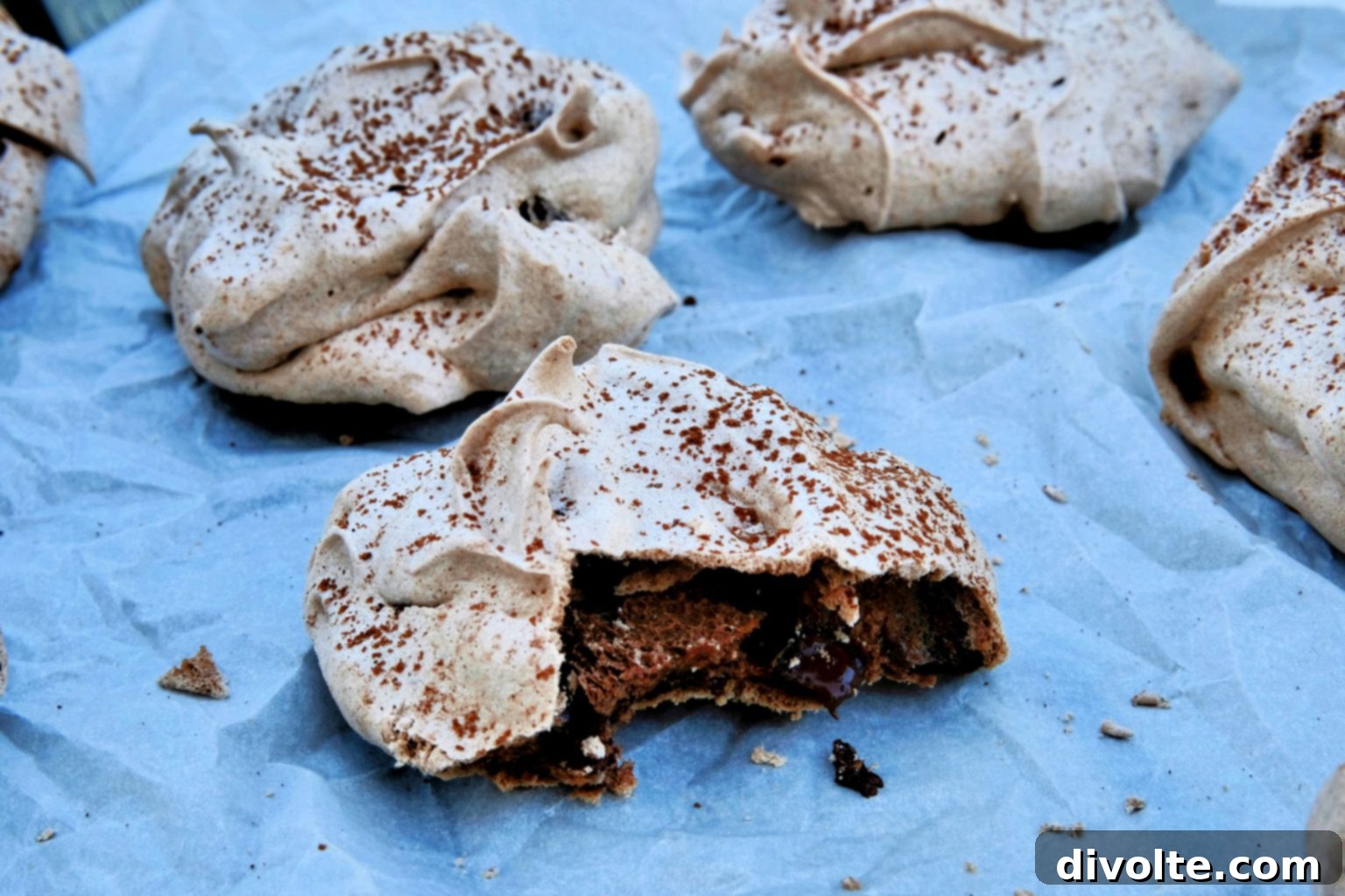 Decadent Chocolate Meringue Cookies 2 chocolate-meringue-cookies-recipe
