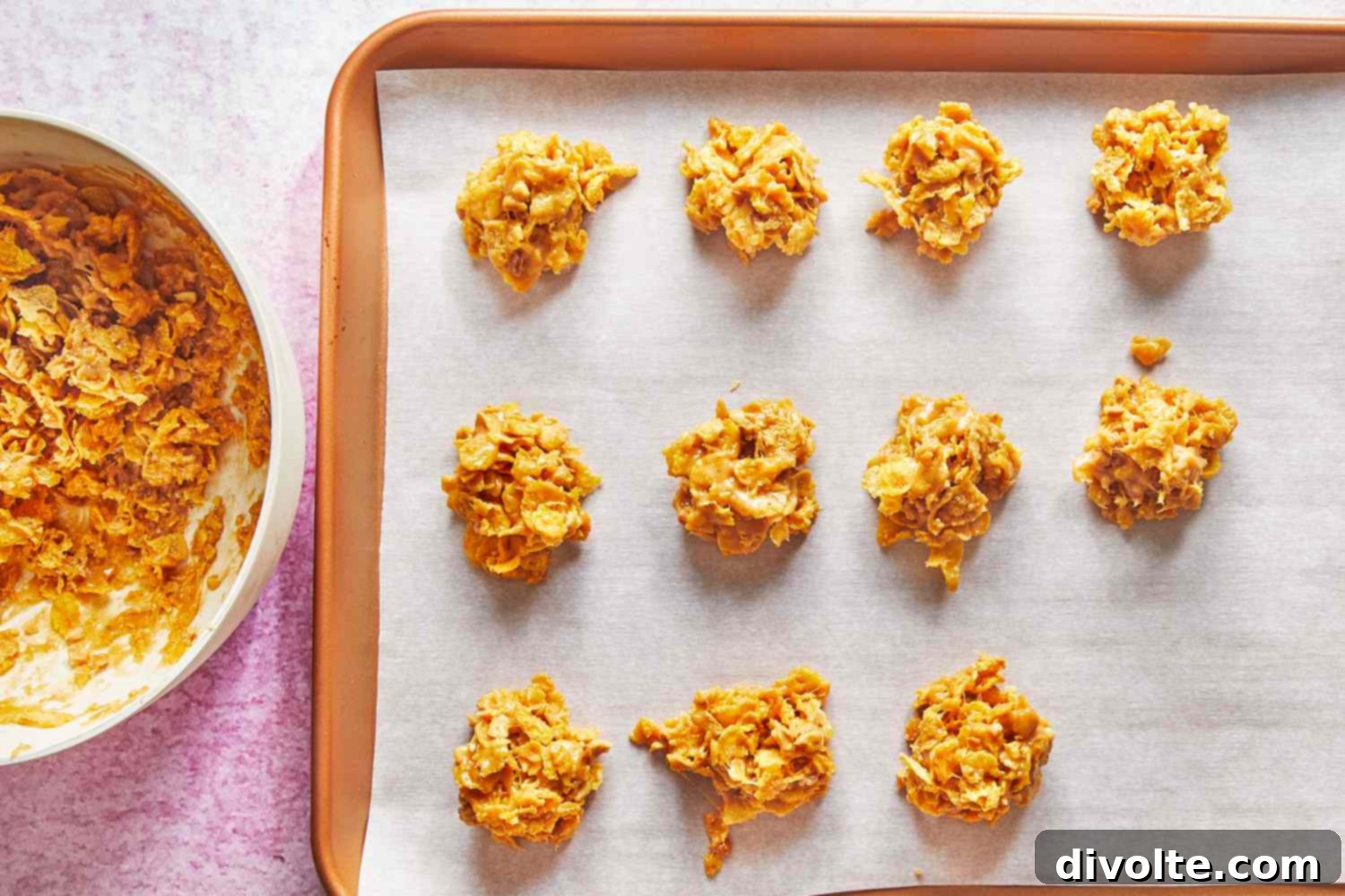 Golden Crunch Peanut Butter Cornflake Cookies 3 corn-flake-peanut-butter-cookies-recipe
