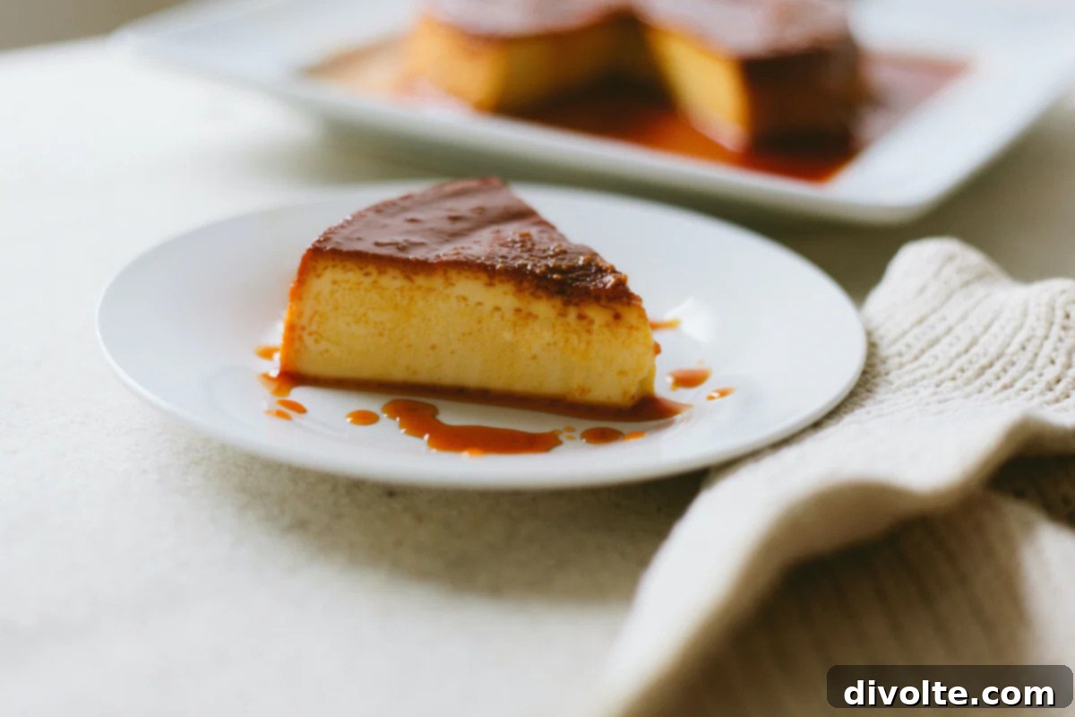 Homemade Mango Pudding Flan Recipe