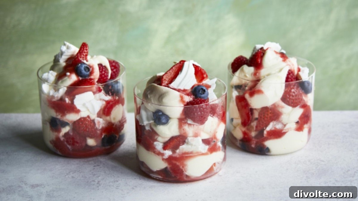 Classic Eton Mess Recipe with Strawberries, Meringue, and Cream