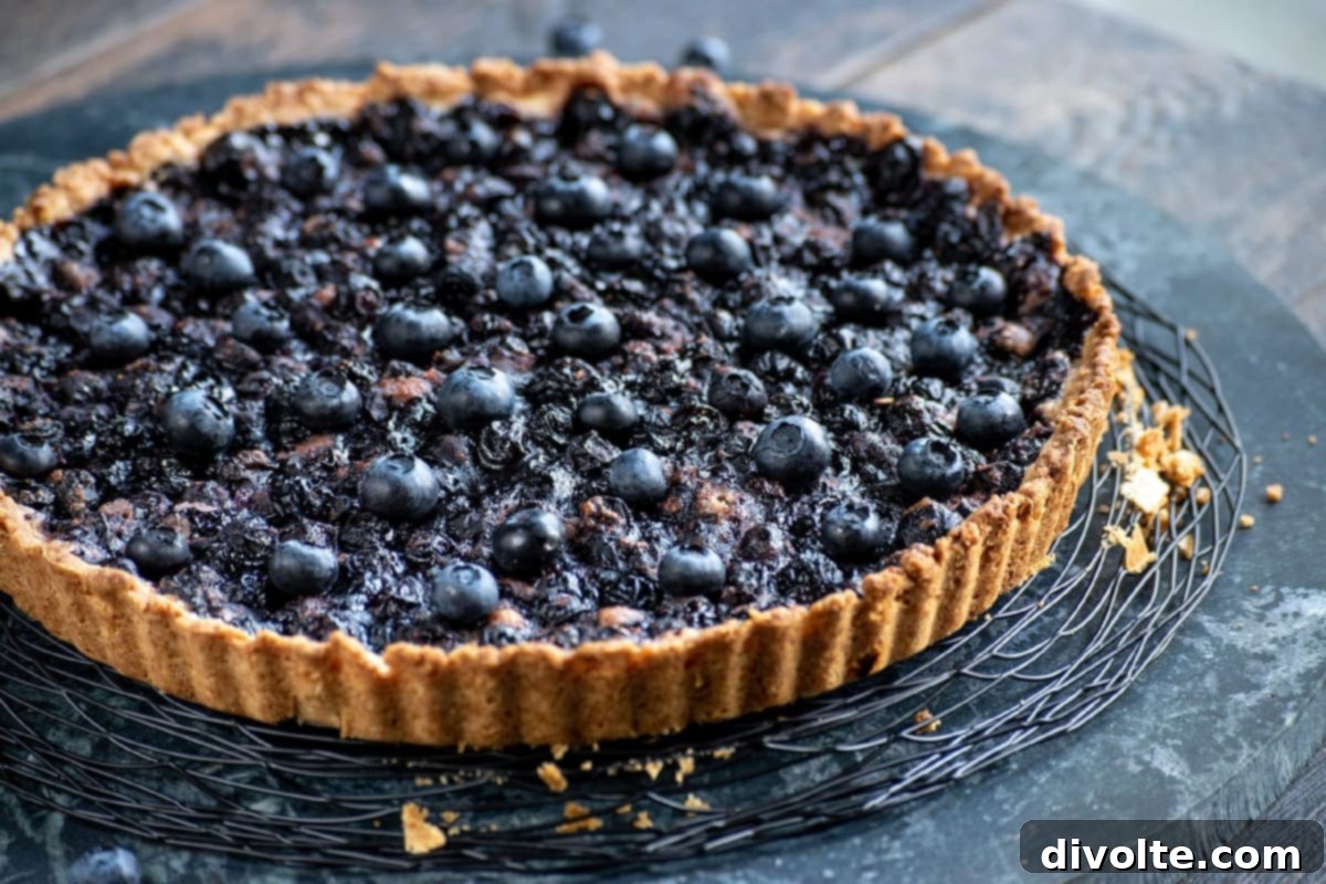 blueberry-tart-recipe - Delicious Blueberry Tart