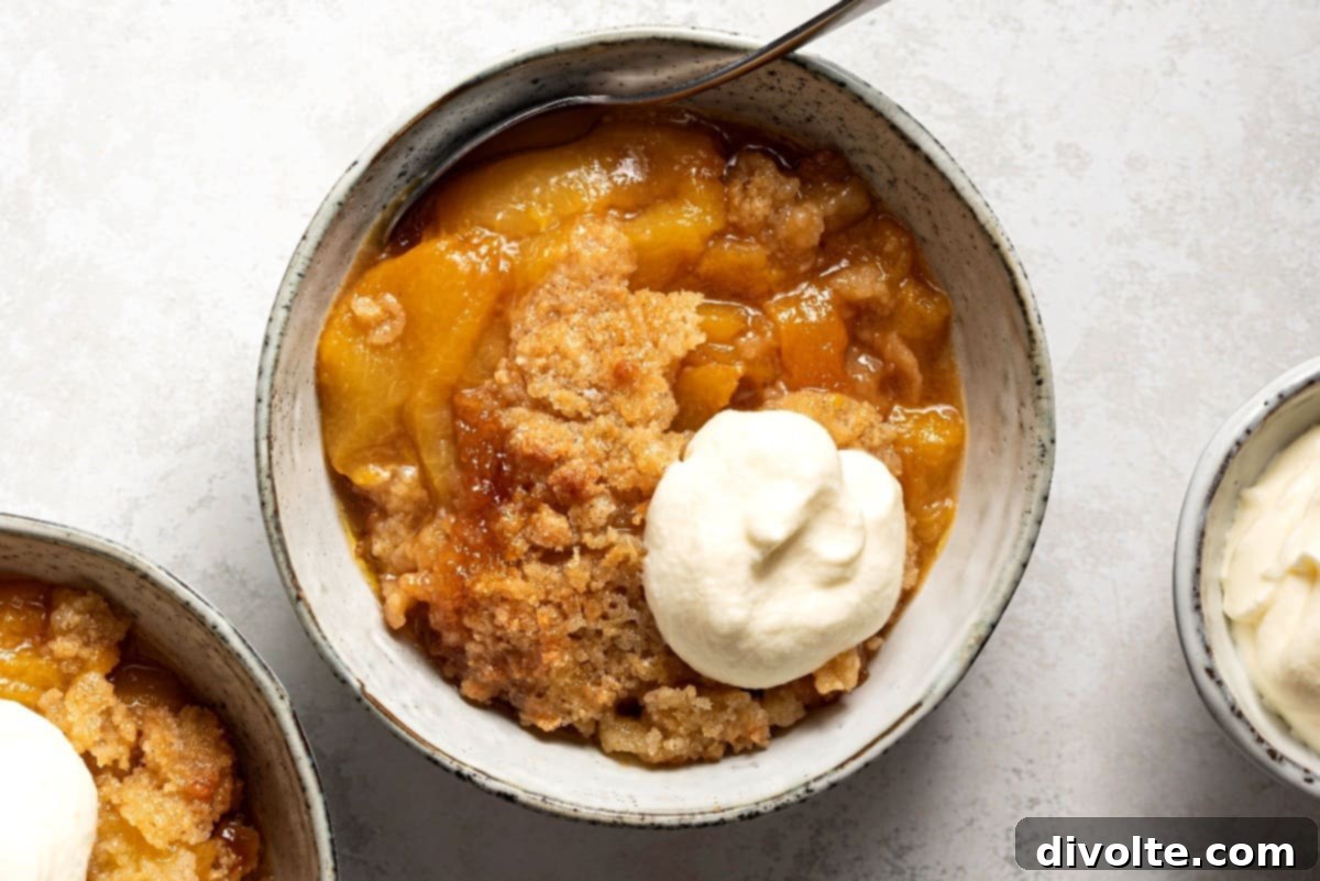 Irresistible Peach Crumble 2 peach-crumble-recipe
