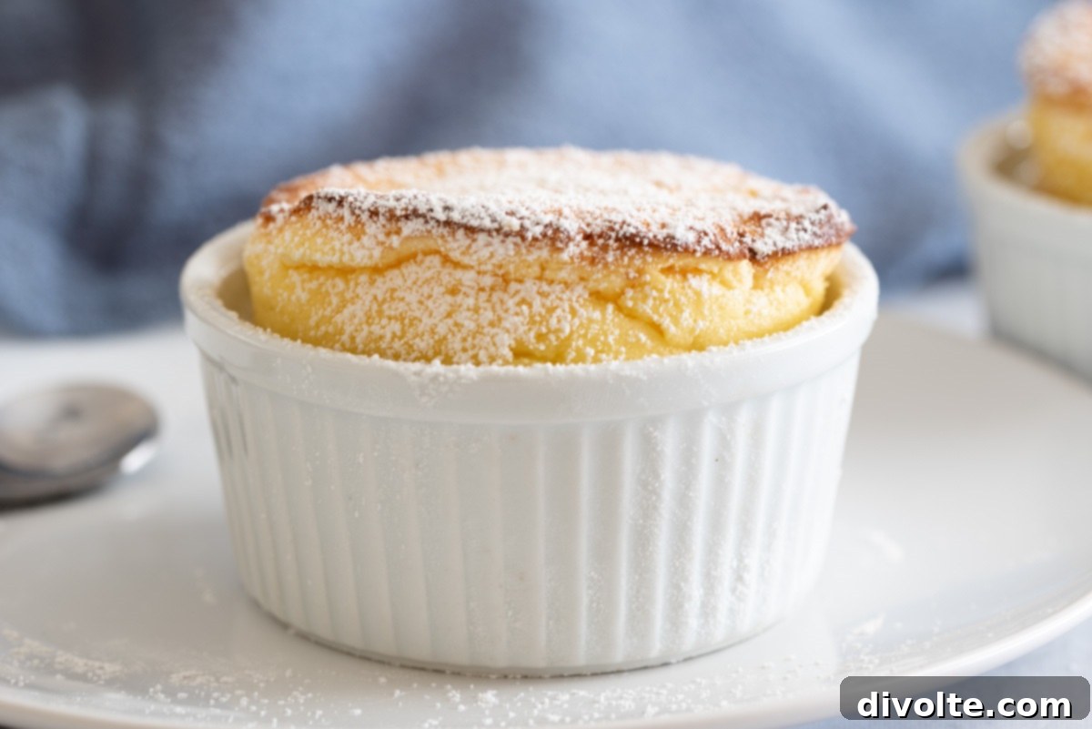 Delightful Lemon Soufflé, a classic French dessert