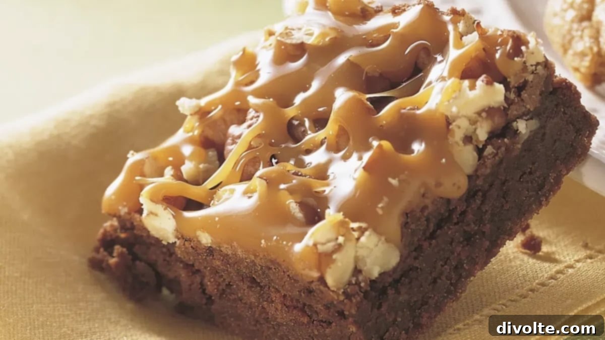 Decadent Caramel Pecan Brownies 2 caramel-pecan-brownies-recipe
