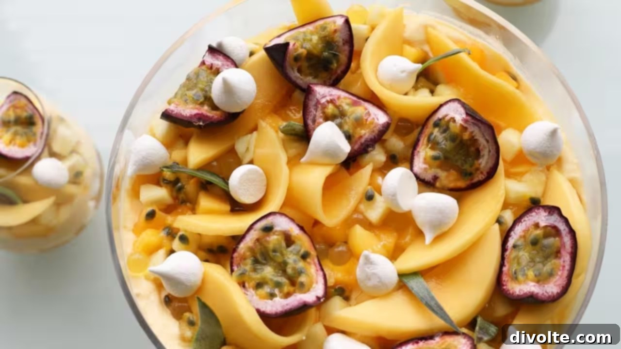 Paradise Fruit Trifle 2 tropical-fruit-trifle-recipe